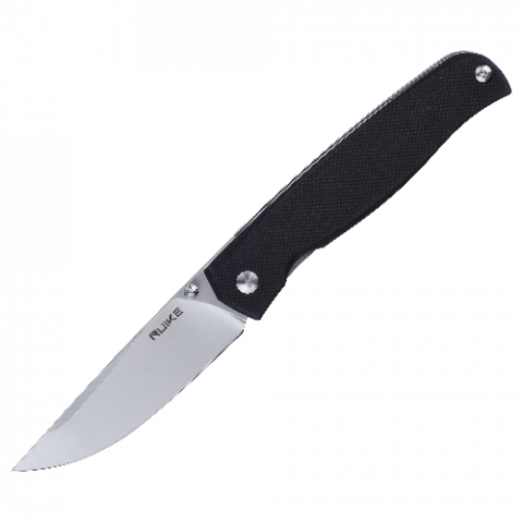 Ніж складаний кишеньковий Ruike P661-B, (7.4 см) 14C28N / G10 чорний