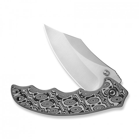 Ніж складаний туристичний Civivi Pentad (8.8 см) Nitro-V / Micarta чорний/білий