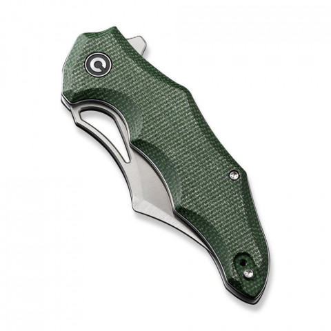Ніж складаний кишеньковий Civivi Chiro, (7.9 см) 14C28N / Micarta темно-зелений