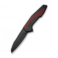 Ніж складаний туристичний Civivi Hypersonic, (9.4 см) 14C28N / Steel G10 чорно-бордовий