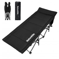 Ліжко складане Naturehike CNK2300WS010, Поліестер Oxford / залізо, чорний