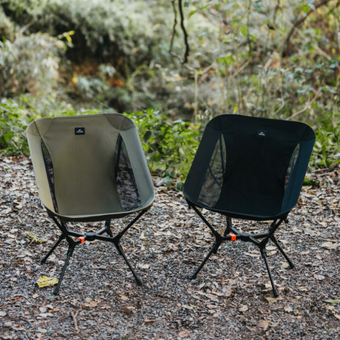 Стілець складаний ультралегкий Naturehike CNK2550JJ013 Yamami YL01, розмір М, алюміній, оливковий