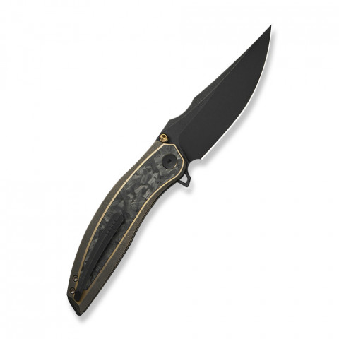 Ніж складаний мисливський Weknife Quinseris, (100,1 см) Bohler M390 / Titanium бронзовий