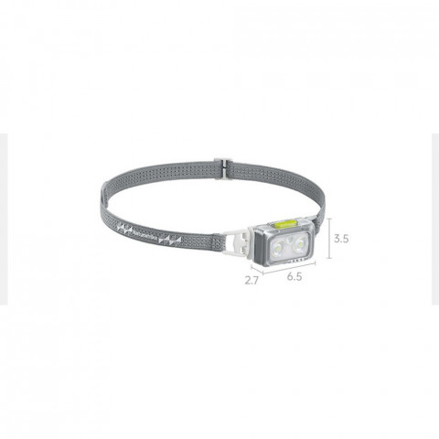 Ліхтар налобний Naturehike CNK2550ZM011, сірий