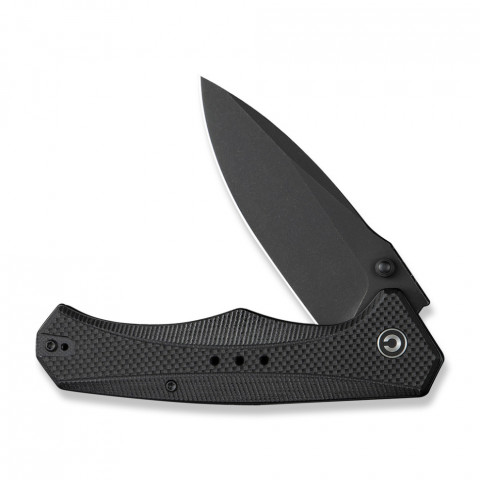 Ніж складаний туристичний Civivi Photonix, (9.4 см) 14C28N / G10 чорний
