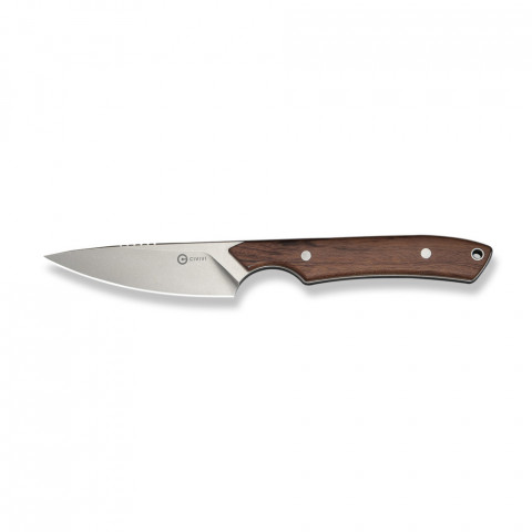 Ніж фіксований кишеньковий Civivi High Grass Field Knife (7,4 см) 14C28N / Wood дерево з чохлом