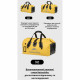 Водонепроникна дорожня сумка Naturehike CNK2450XB015, 90 л, чорна