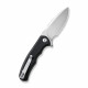 Ніж складаний кишеньковий Civivi Mini Praxis, (7.5 см) D2 / G10 чорний