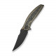 Ніж складаний мисливський Weknife Quinseris, (100,1 см) Bohler M390 / Titanium бронзовий