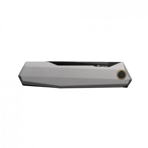 Ніж складаний туристичний Ruike P166-AК, (9.2 см) 14C28N / Aluminum сірий