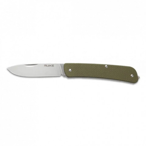 Багатофункціональний ніж Ruike Criterion L11, (8.5 см) 12C27 / G10 зелений, 3 інстр.