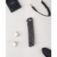 Ніж складаний туристичний Ruike P127-CB, (9.1 см) 14C28N / G10 + carbon fiber чорний