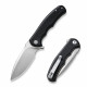Ніж складаний кишеньковий Civivi Mini Praxis, (7.5 см) D2 / G10 чорний