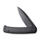 Ніж складаний туристичний Civivi Caetus Flipper, (8.8 см) Damascus / Carbon Fiber