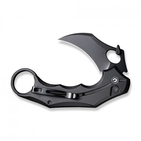 Ніж складаний кишеньковий Civivi Incisor II, (5.1 см) Nitro-V / Aluminum чорний