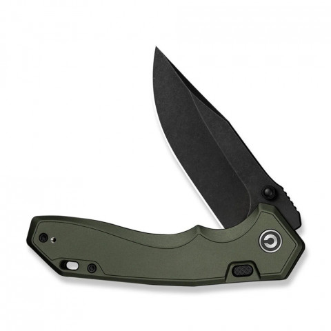 Ніж складаний туристичний Civivi Elite Brova, (8.7 см) CPM S35VN / Aluminum зелений