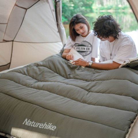 Спальник з капюшоном Naturehike LD350 CNK2300SD016, темно-зелений