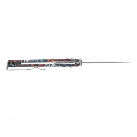 Ніж складаний туристичний SRM Medal 255L-GQ2 (8.2 см) 140Cr / G10 різнобарвний