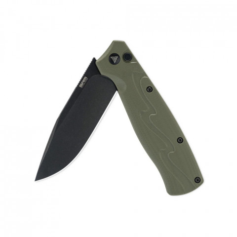 Ніж складаний туристичний SRM 221X-GP (9.2 см) 14C28N , G10 зелений