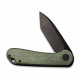 Ніж складаний кишеньковий Civivi Elementum, (7.5 см) D2 / Micarta зелений