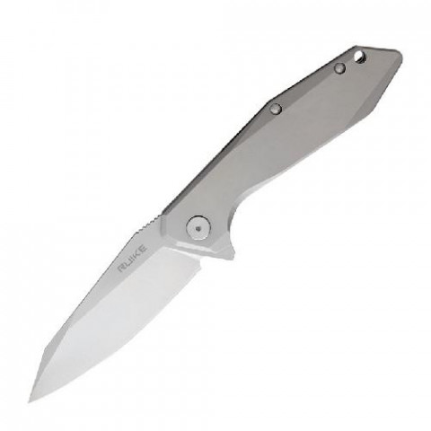 Ніж складаний туристичний Ruike P135-SF, (9.2 см) 14C28N / steel 420 сірий