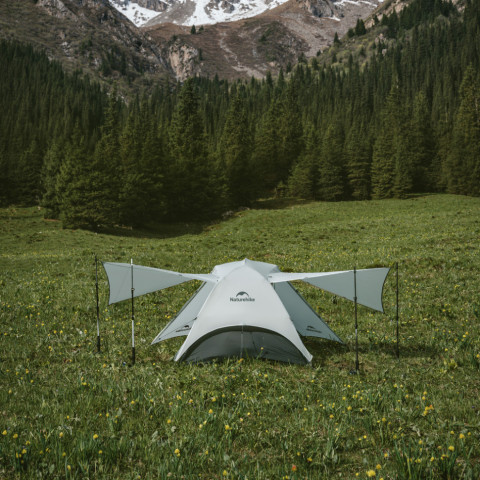 Намет двомісний ультралегкий Naturehike Star River UL CNK2450WS022, коричневий