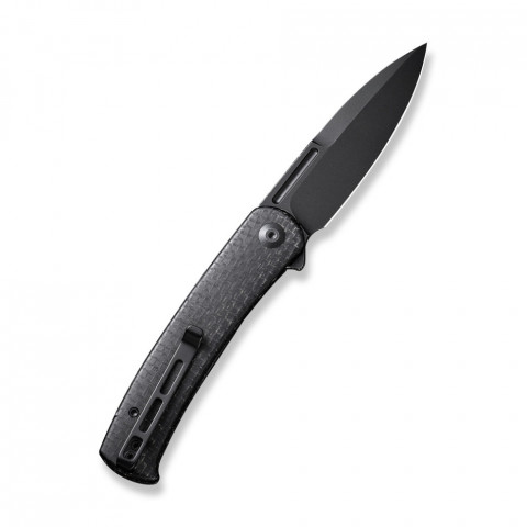 Ніж складаний туристичний Civivi Caetus Flipper, (8.8 см) Damascus / Carbon Fiber