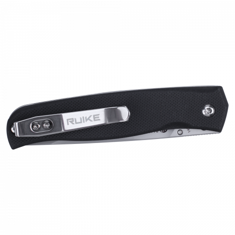 Ніж складаний кишеньковий Ruike P661-B, (7.4 см) 14C28N / G10 чорний