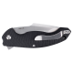 Ніж складаний туристичний Ruike P851-B, (8.9 см) 14C28N / G10 чорний