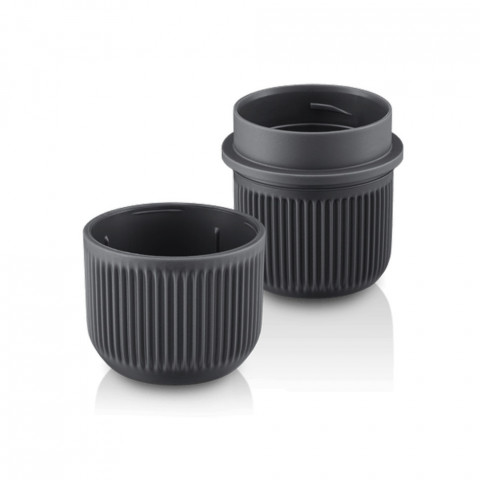 Портативна еспресо-кавоварка Wacaco Nanopresso сіра з чохлом, механічна, для меленої кави