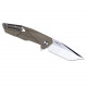 Ніж складаний туристичний Ruike P138-W, (9 см) 14C28N / G10 бежевий