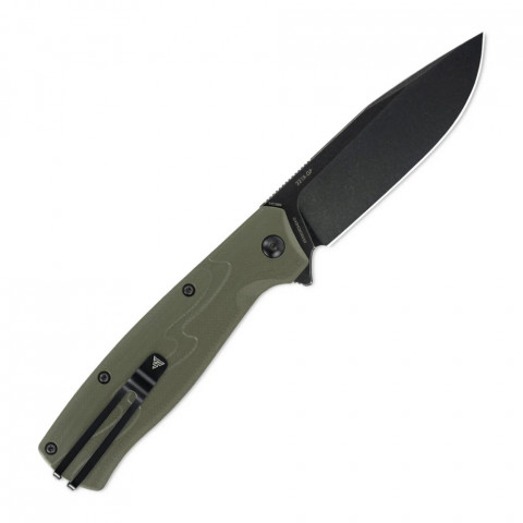 Ніж складаний туристичний SRM 221X-GP (9.2 см) 14C28N , G10 зелений