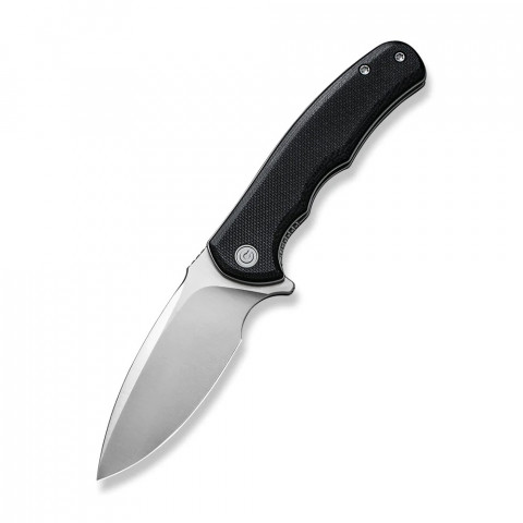 Ніж складаний кишеньковий Civivi Mini Praxis, (7.5 см) D2 / G10 чорний