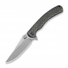 Ніж складаний туристичний Weknife Dracarys, (9.1 см) Böhler M390 / титан 6AL4V сірий