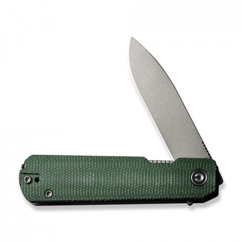 Ніж складаний кишеньковий Civivi Sendy, (7.2 см) Nitro-V / Micarta темно-зелений