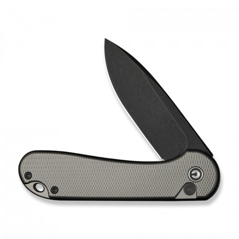 Ніж складаний кишеньковий Civivi Elementum II, (7.5 см) Nitro-V / Aluminum сірий