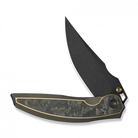 Ніж складаний мисливський Weknife Quinseris, (100,1 см) Bohler M390 / Titanium бронзовий