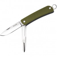 Багатофункціональний ніж Ruike Criterion S22, (5.3 см) 12C27 / G10 зелений, 3 інстр.