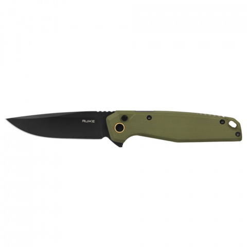 Ніж складаний туристичний Ruike P873-G, (8.8 см)14C28N / G10 зелений
