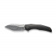 Ніж складаний туристичний WE Knife Ignio Mystery Box Ignio Mystery Box, (8.39 см) Damasteel (Hakkapella) / 6AL4V Titanium чорний