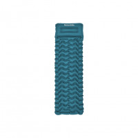 Матрац туристичний надувний одномісний Naturehike CNK2550WS019, 200х60х6.5 см, синій, для кемпінгу із мішком для надування