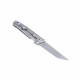 Ніж складаний туристичний Ruike M126-TZ, (9.1 см) steel 154СМ / TC4 (титан) сірий