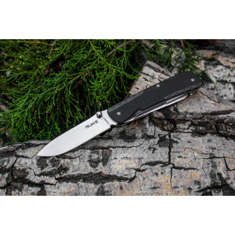 Багатофункціональний ніж Ruike Trekker LD31-B, (8.5 см) 12C27 / G10 чорний, 14 інстр.