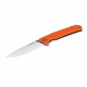 Ніж складаний туристичний Ruike P801-J, (8.6 см) 14C28N / G10 помаранчевий