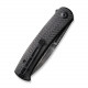 Ніж складаний туристичний Civivi Caetus Flipper, (8.8 см) Damascus / Carbon Fiber