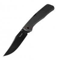 Ніж складаний туристичний Ruike P882-B, (8.5 см) 12С27 / G10 чорний