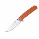 Ніж складаний туристичний Ruike P801-J, (8.6 см) 14C28N / G10 помаранчевий