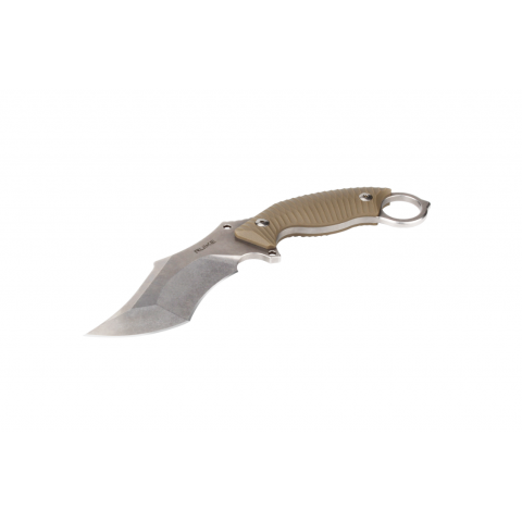 Ніж фіксований мисливський Ruike F181-W, (11.5 см) 14C28N / G10 пісочний