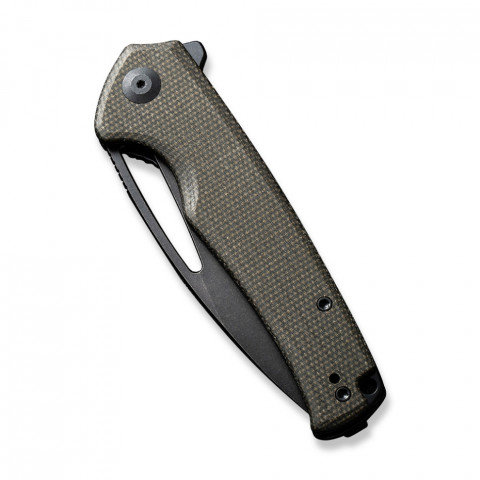 Ніж складаний туристичний Sencut Mims, (8.8 см) 9Cr18MoV / Micarta темно-зелений