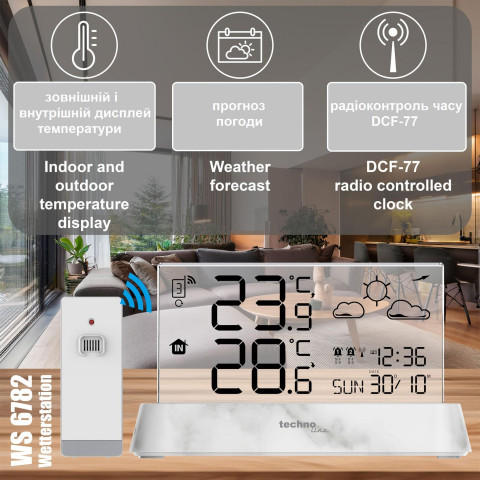 Метеостанція Technoline WS6782 Transparent (WS6782)